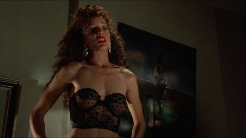 Jennifer Beals, Kasi Lemmons - Lover Scenes in Vampire's Kiss (1989)