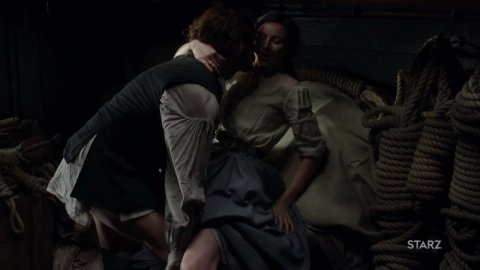 Caitriona Balfe - Lover Scenes in Outlander s03e09 (2017)